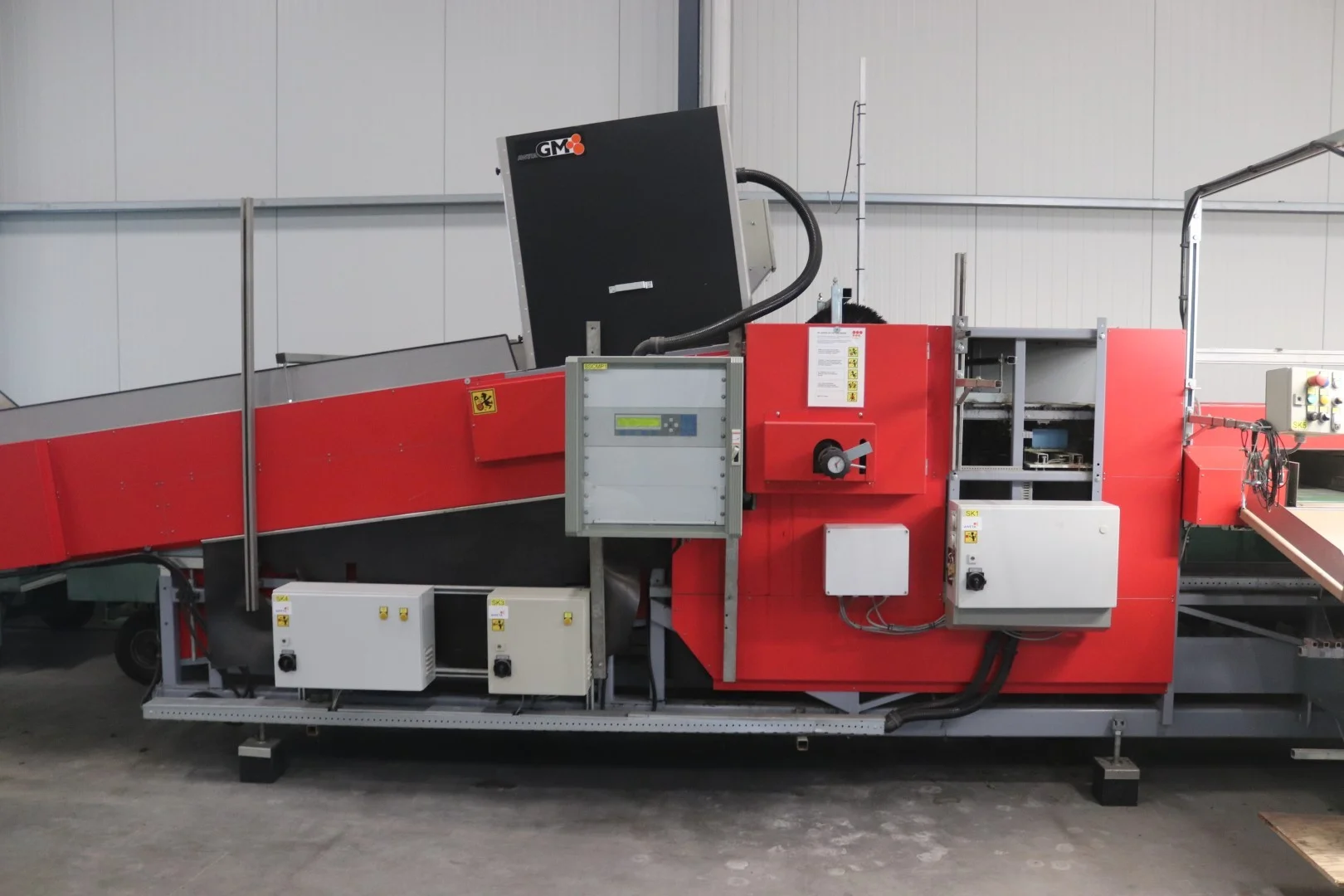 Aweta GMC3/12+1 grading machine for peppers • Duijndam Machines