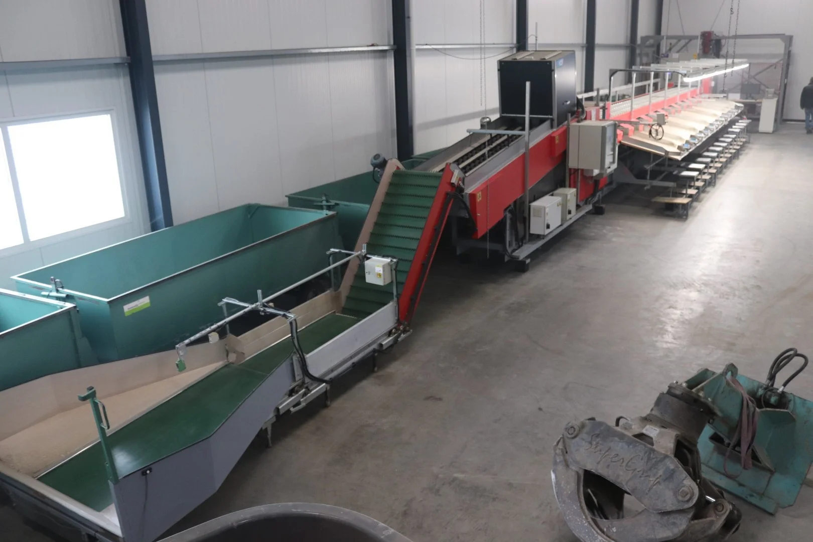 Aweta GMC3/12+1 grading machine for peppers • Duijndam Machines