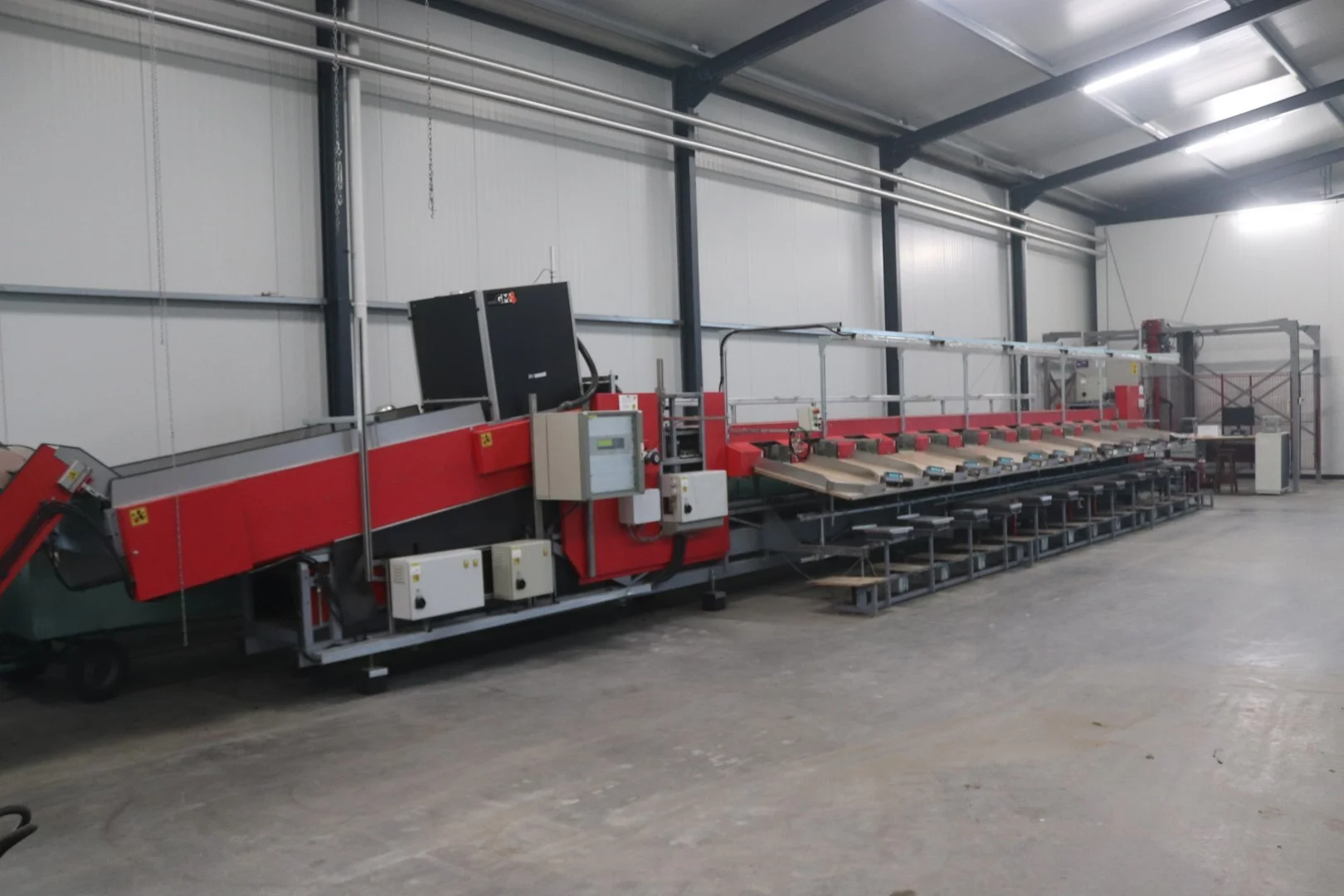 Aweta GMC3/12+1 grading machine for peppers • Duijndam Machines