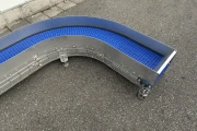 180 Ø curved conveyor 350 x 150 cm