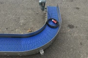180 Ø curved conveyor 350 x 150 cm