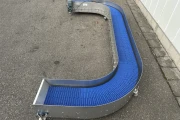 180 Ø curved conveyor 350 x 150 cm