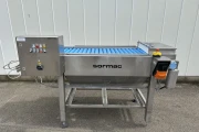 Sormac MS Combi knife peeling machine with RLT-60/200 roller inspection conveyor