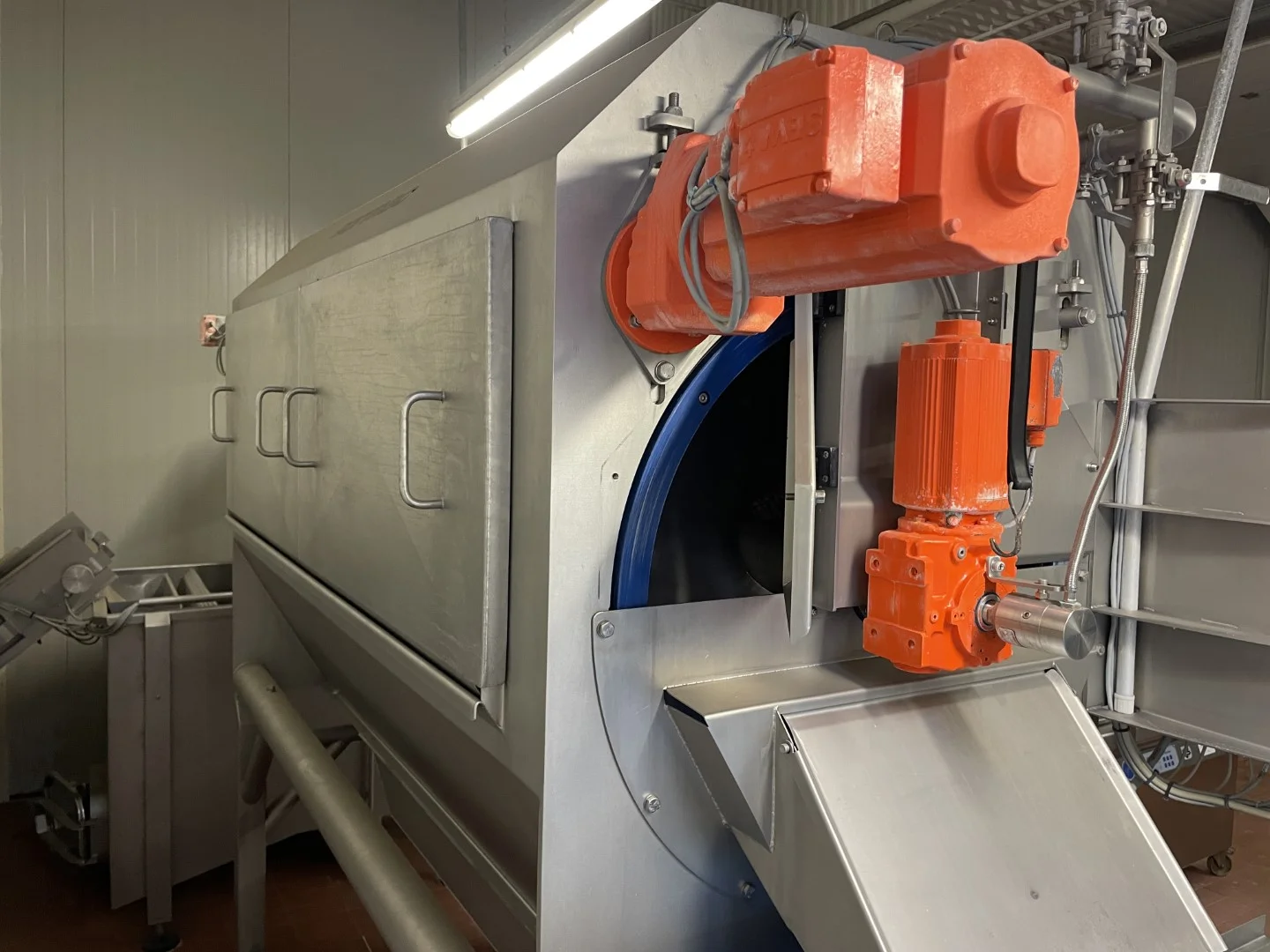 Sormac MS Combi knife peeling machine with RLT-60/200 roller inspection ...