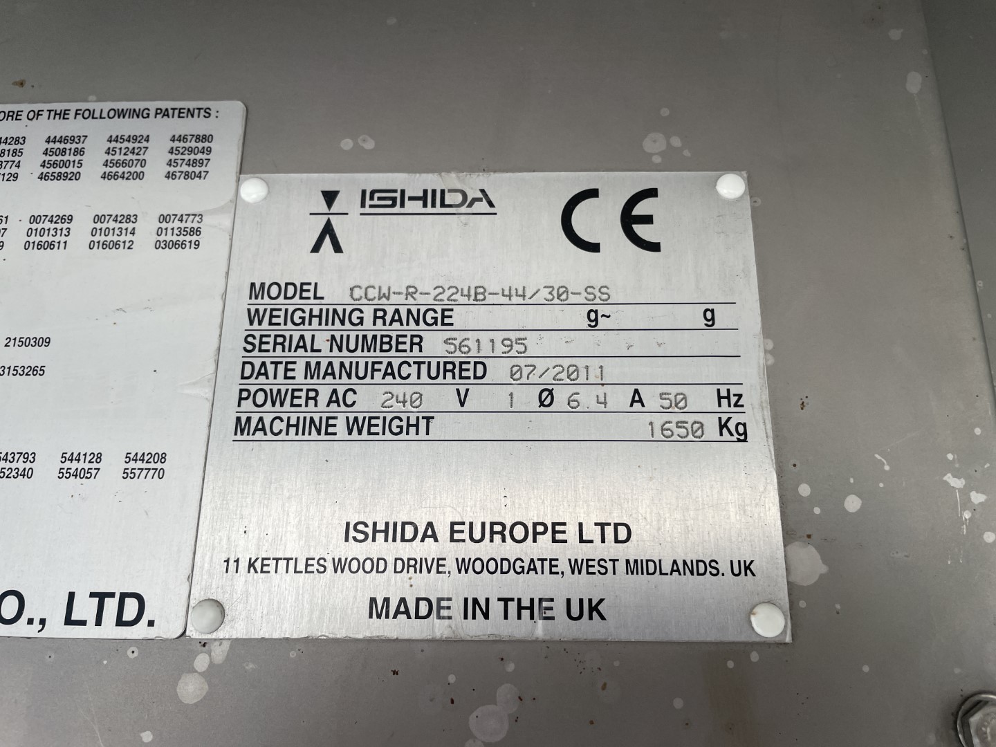 Ishida CCw-R-224-44/33 ������� ������� � ����������� � �������������� �����������