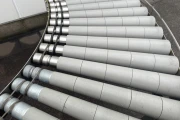 Curved roller conveyor 90°