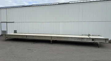Verbruggen conveyor stainless steel frame +/- 1070 x 183 cm