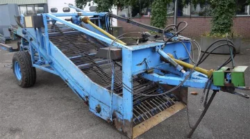 Asu machine de récolte pour les poireaux, les carottes, etc. Leek batteuse avec boxlift.