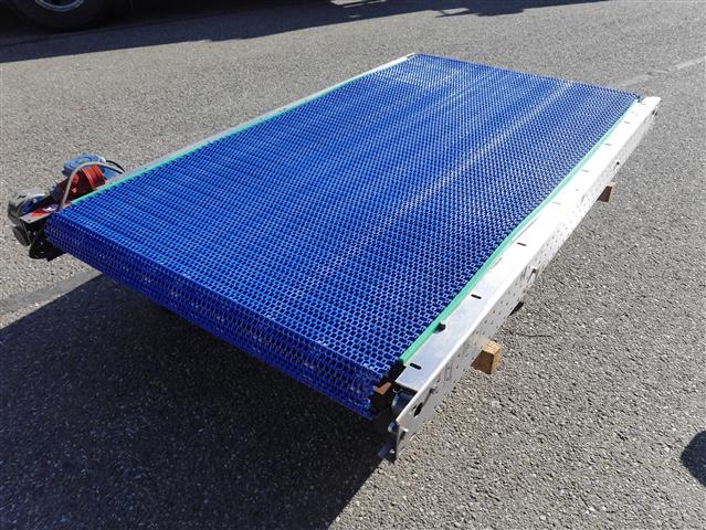 Пластиковая конвейерная лента Beerepoot с рамой из нержавеющей стали 195 x 100 см.