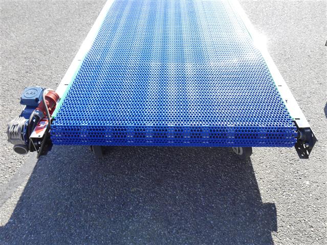 Пластиковая конвейерная лента Beerepoot с рамой из нержавеющей стали 195 x 100 см.