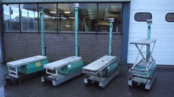 Buitendijk & Slaman elektryczny wózka rurowe do pielęgnacji z nożycami mechanicznymi, tor 42,5 cm