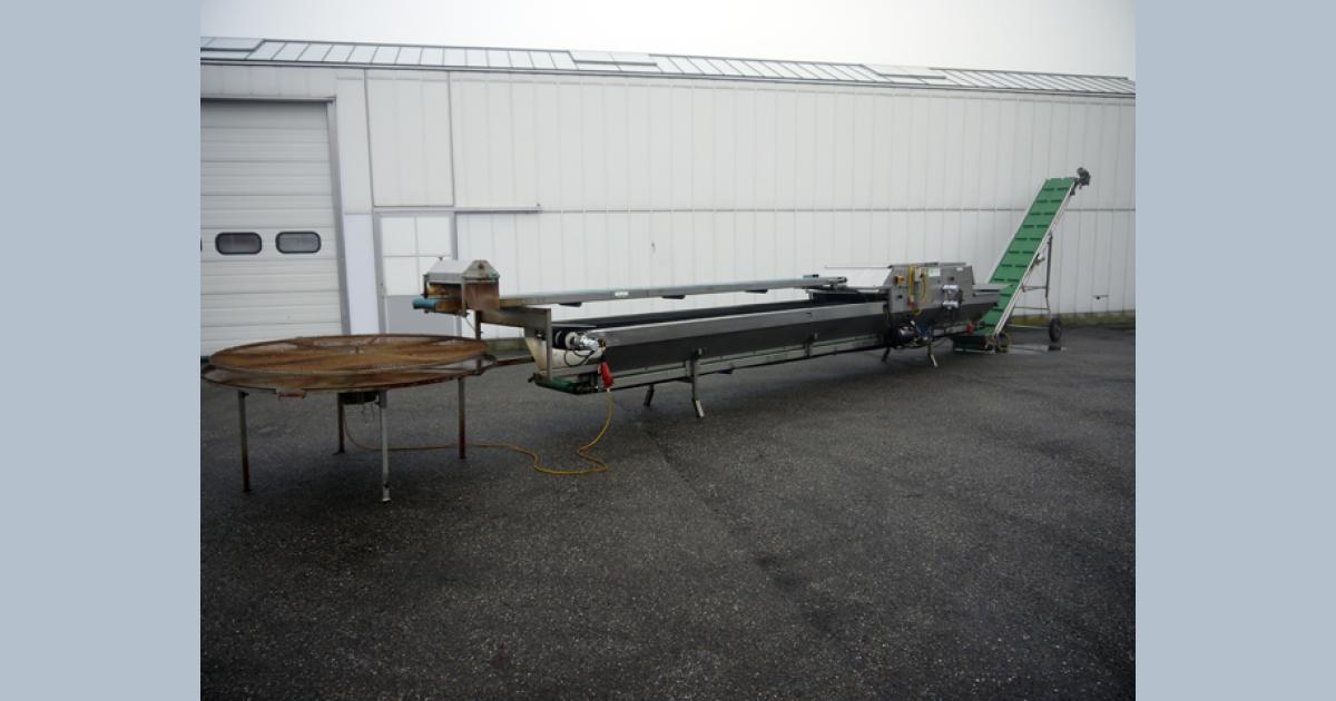 Christiaens leek washing machine with cutter and waste conveyors ...