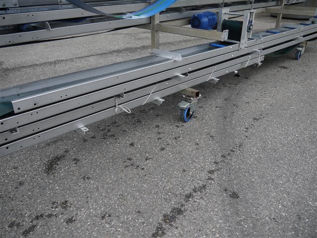 Конвейер Hawe из нержавеющей стали 990 см x 20 см 380 вольт