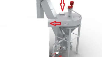 denocciolatrice ciclone KIREMKO con pompa dell'acqua
