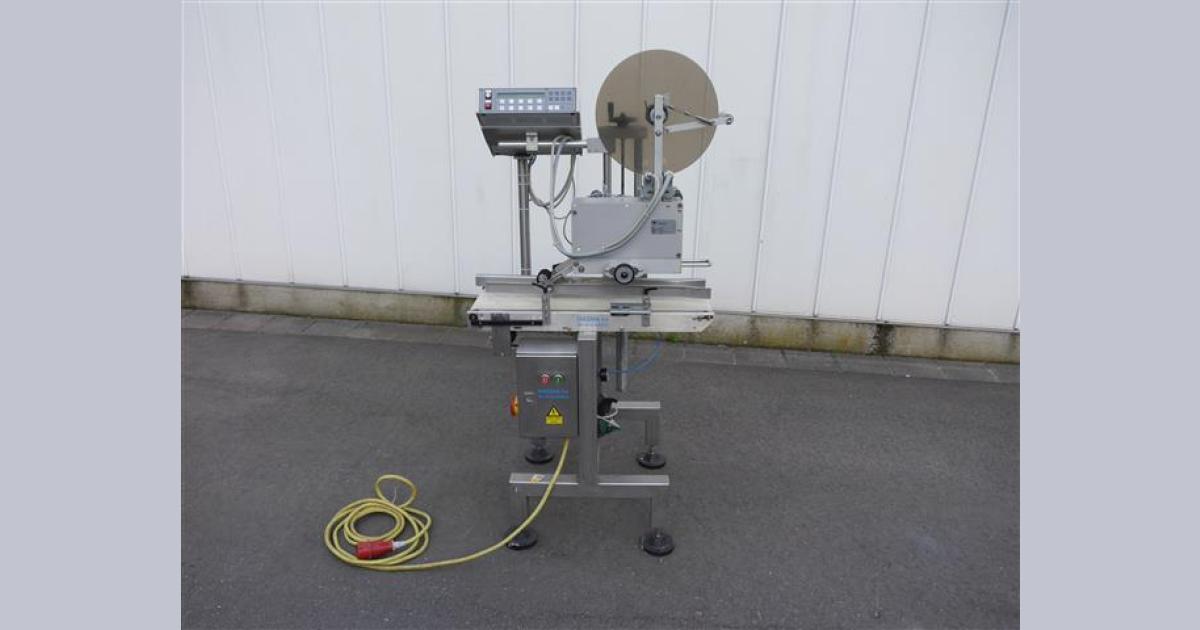 Multivac MR 233 top labeling machine • Duijndam Machines