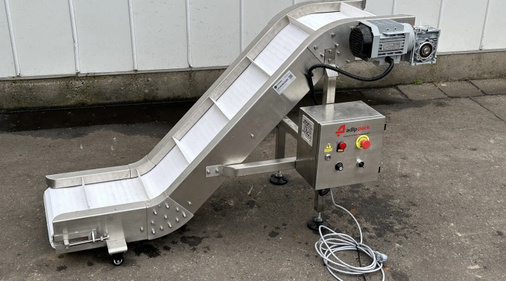 ADLP Pack elevator incline conveyor 180 x 32 cm