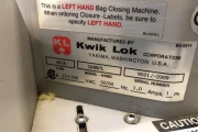 Affeldt 112 CW weighing machine and two AVN 442 baggers with kwik lock for fruit