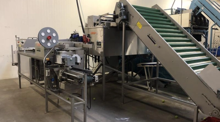 Affeldt 112 CW weighing machine and two AVN 442 baggers with kwik lock for fruit