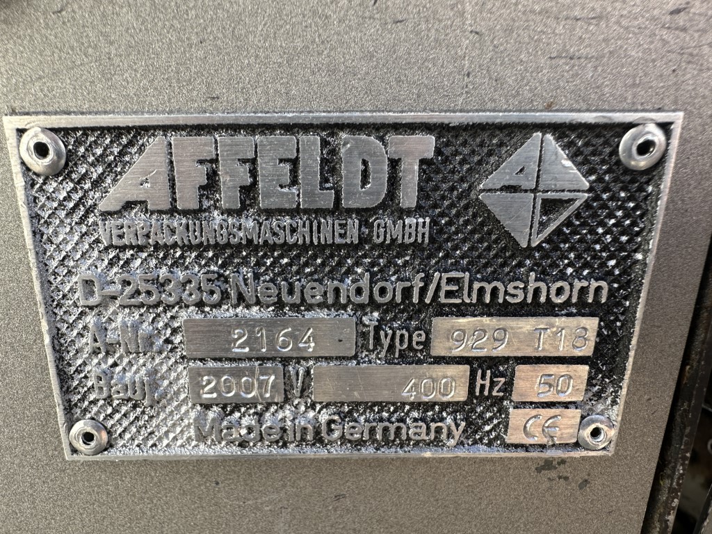 Affeldt 170 10VB + 929T18 � �����������, ����������� ����� 29 T18 � ��������� ������������� ������