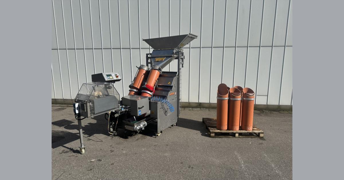 Affeldt 929T18 net clipping machine with printer • Duijndam Machines