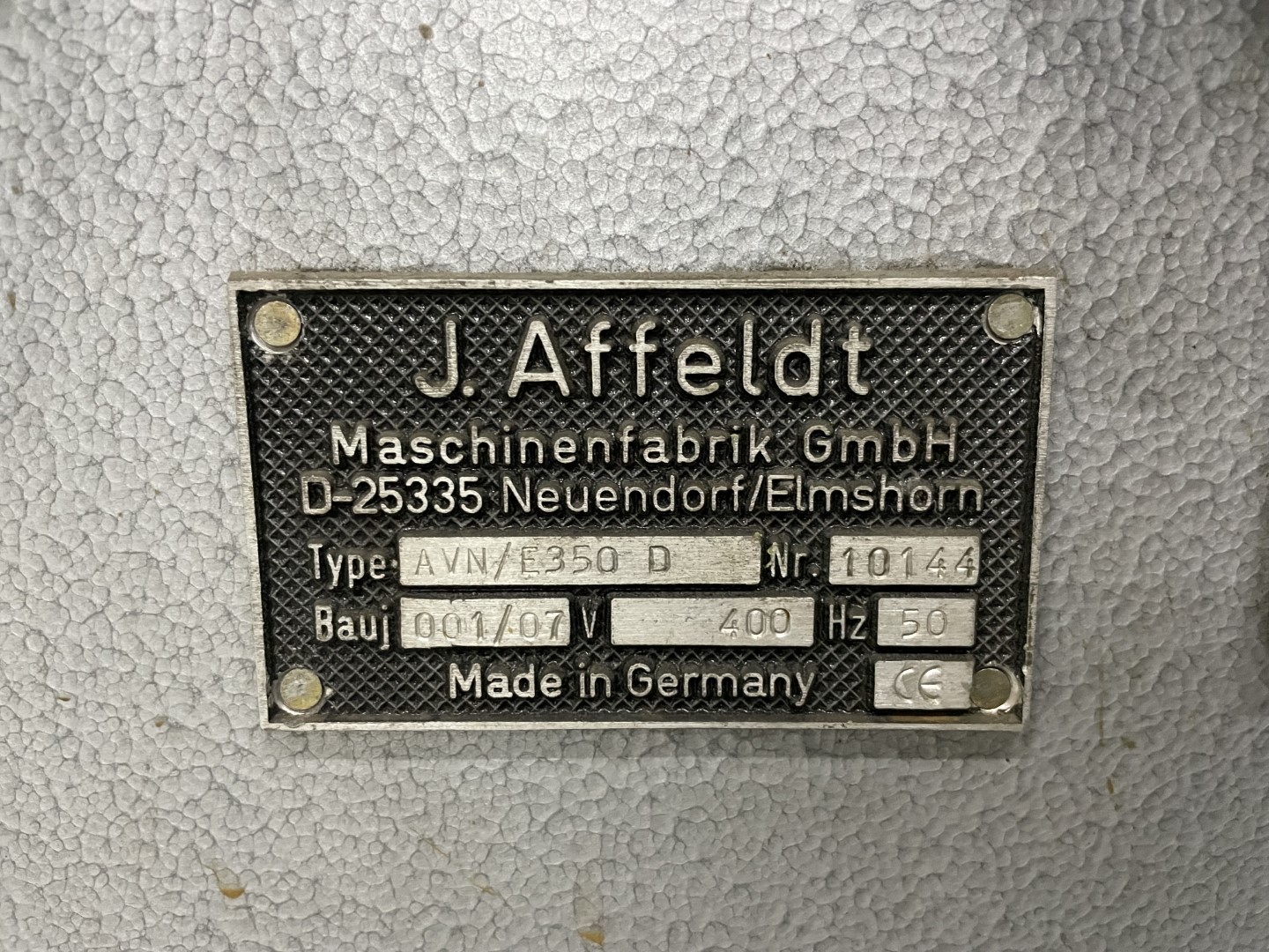 ���� Affeldt AVN 10 � ����������� Affeldt E350 Vero-pak