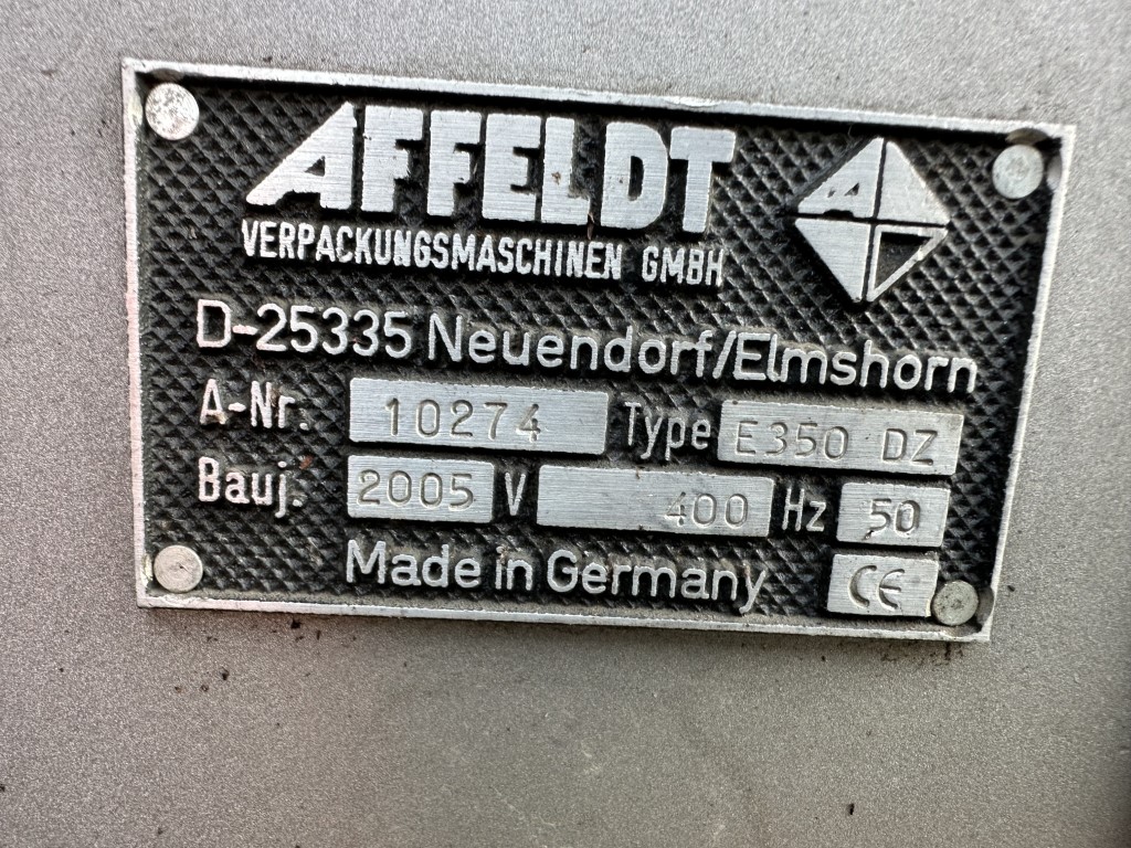 Affeldt E350 DZ ������������ ����������� ������� VFFS ��� �������������� ������������ ������