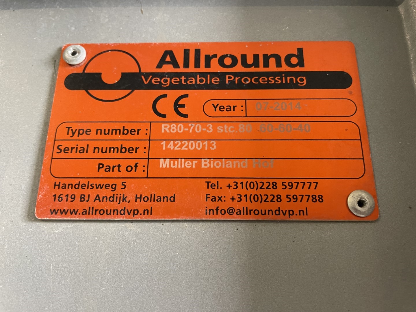 Allround R80-70-3 stc. 80 60-60-40 ��������� ������������� ������