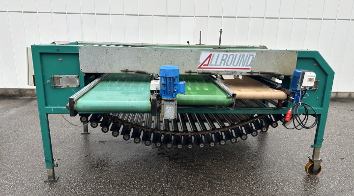 Allround roller sorting machine 120 cm with 3 conveyors