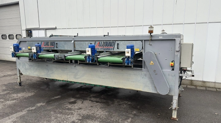 Allround roller sorting machine 120 cm with 4 conveyors