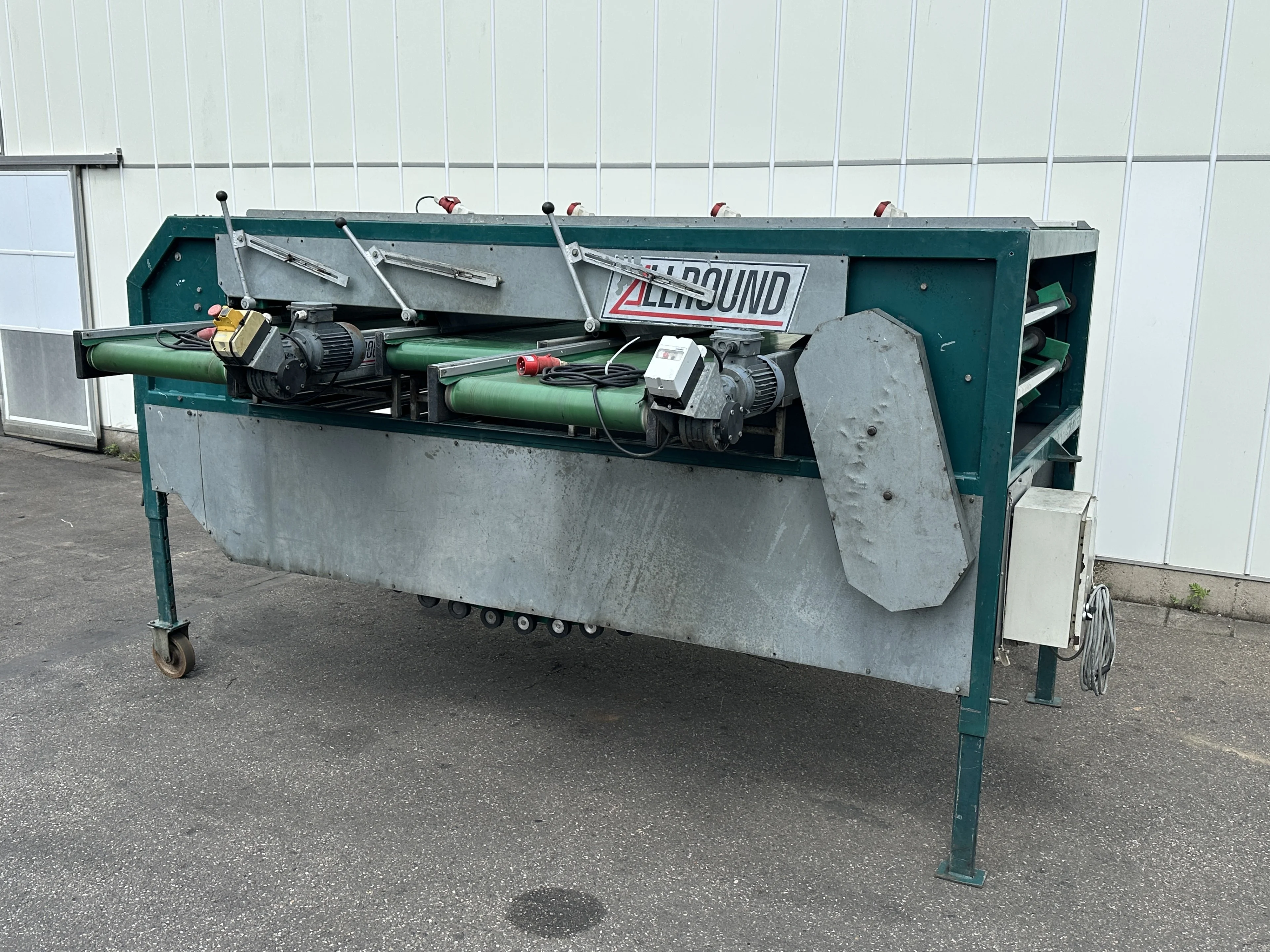 Allround roller sorting machine 120 cm with 3 sortings • Duijndam Machines