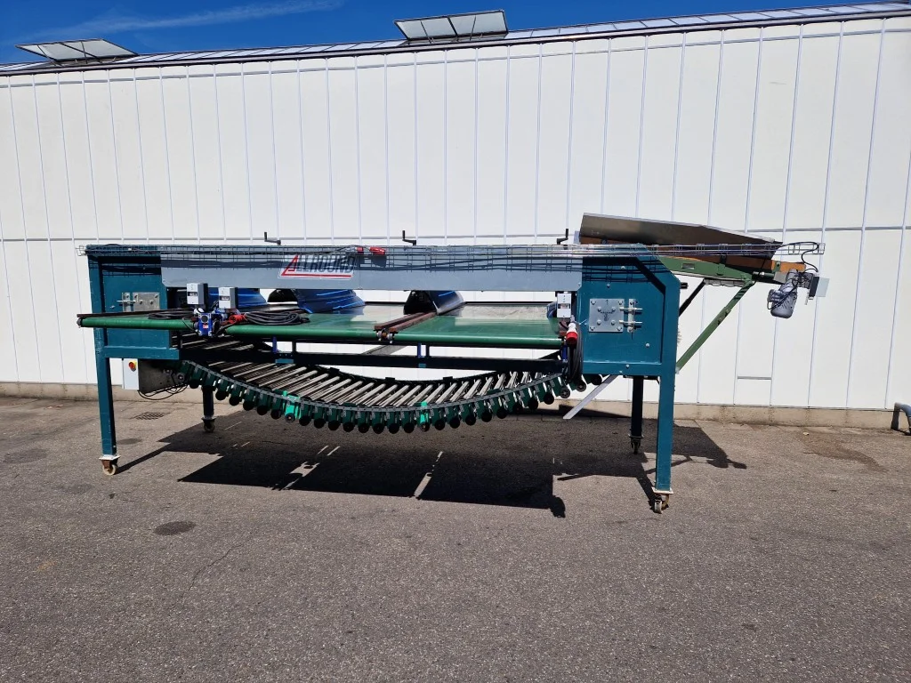 Allround roller sorting machine with brush and feeding conveyor ...