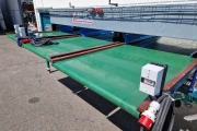 Allround roller sorting machine with brush and feeding conveyor