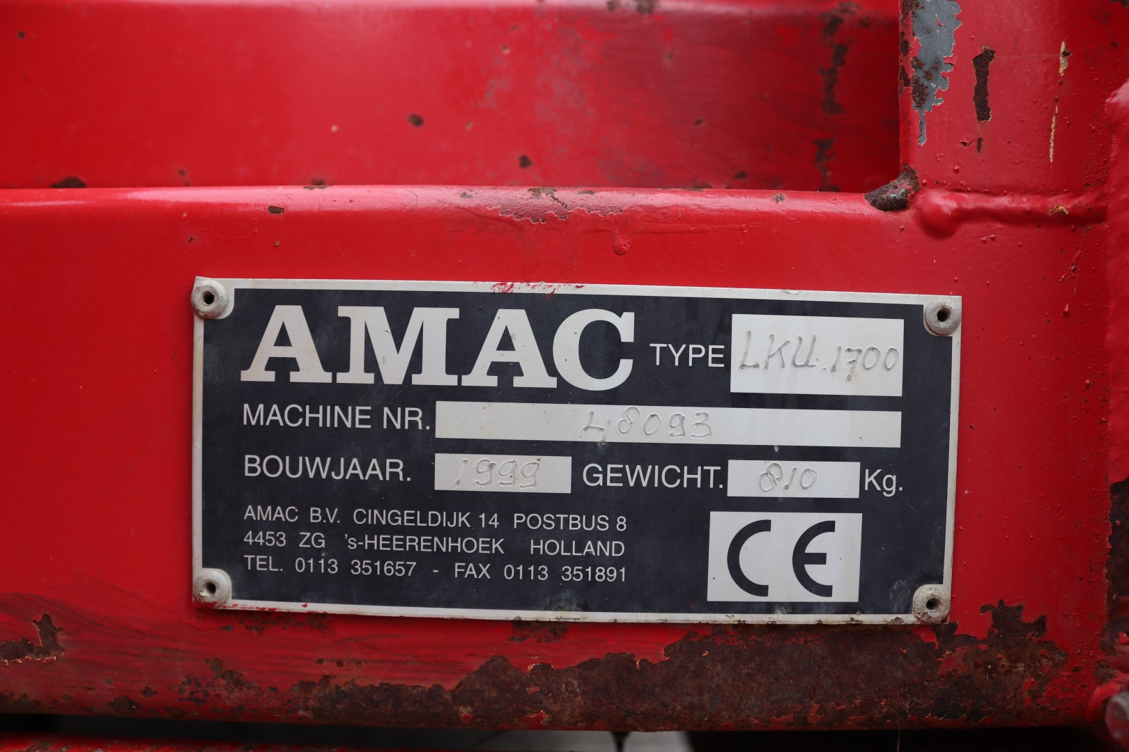������ ��� �������� ������� ����� Amac, 150 ��
