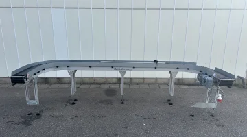 Ambaflex transportadora curva 20 cm de ancho 180°