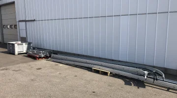 Ambaflex ívelt szállítószalag 90°
