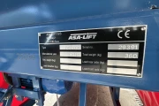 Asa-Lift BS-100 with feed bunker and transverse discharge conveyor