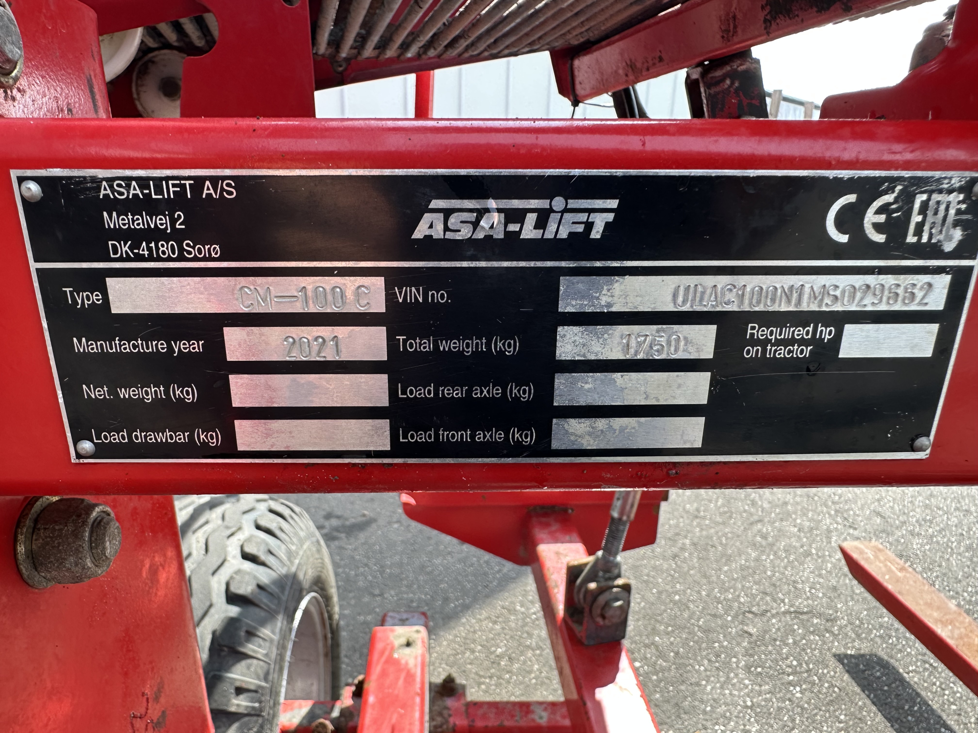 Asa-Lift Grimme C-100 C