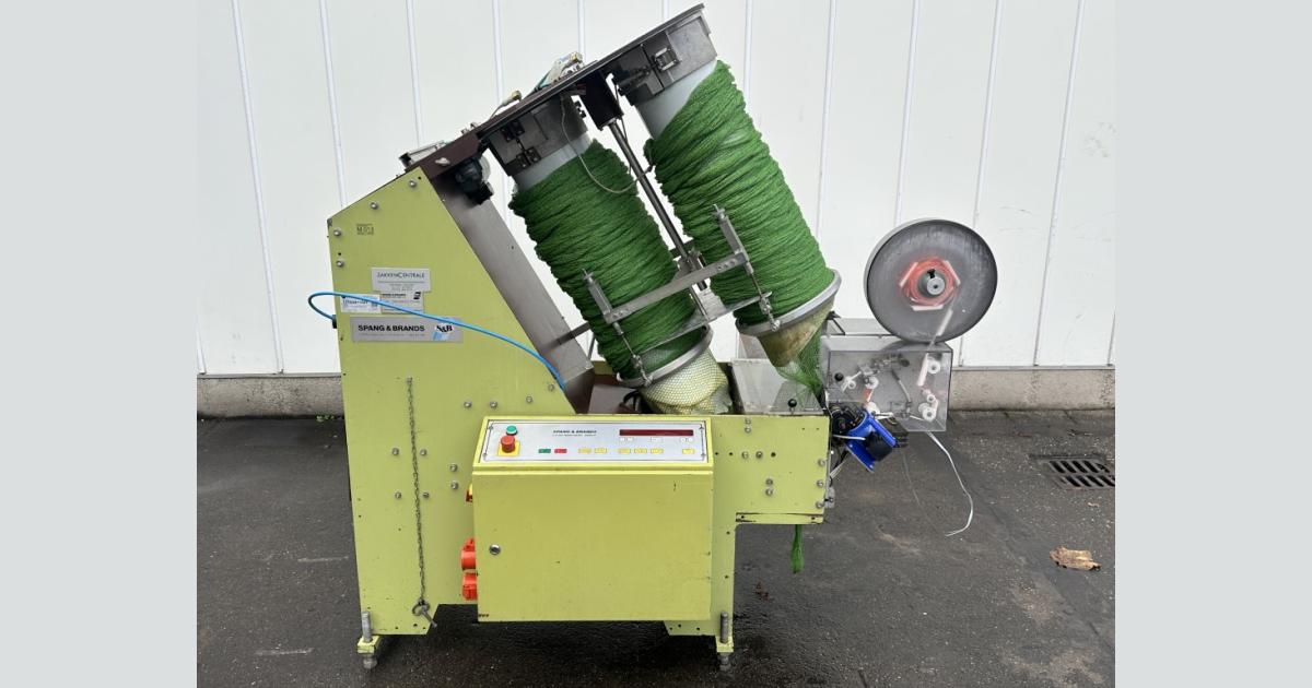 S&B AT5 EP net packaging and clipping machine with printer • Duijndam ...