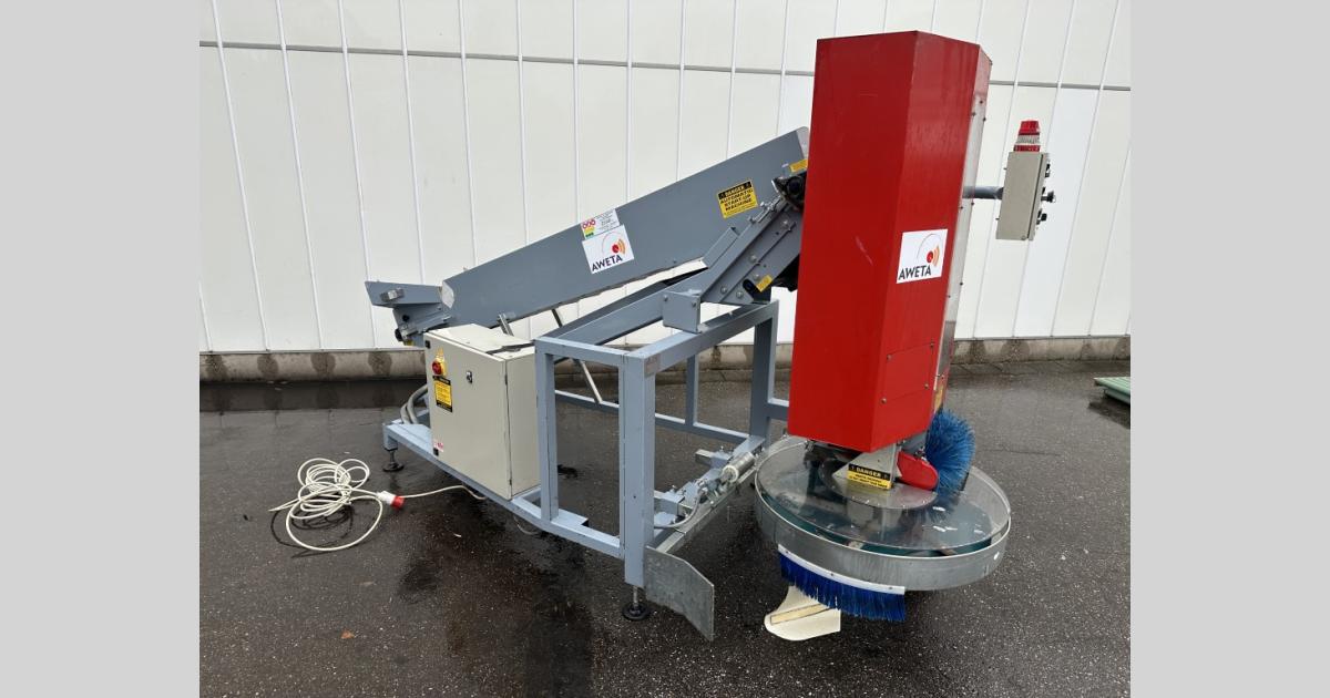 Aweta Dry bin filler box filler • Duijndam Machines
