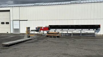 Aweta E8 máquina de separação de pepinos completo com elevador de carga