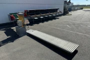 Aweta E8 cucumber sorting machine with box lift and roller conveyor