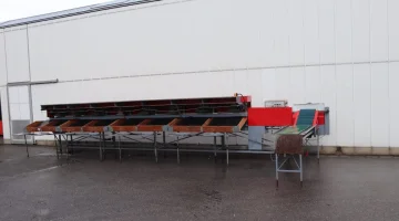 Aweta E8 Оборудование для сортировки огурцов с подающим конвейером