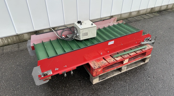 Aweta elevator incline conveyor with finger belt 190 x 68 cm