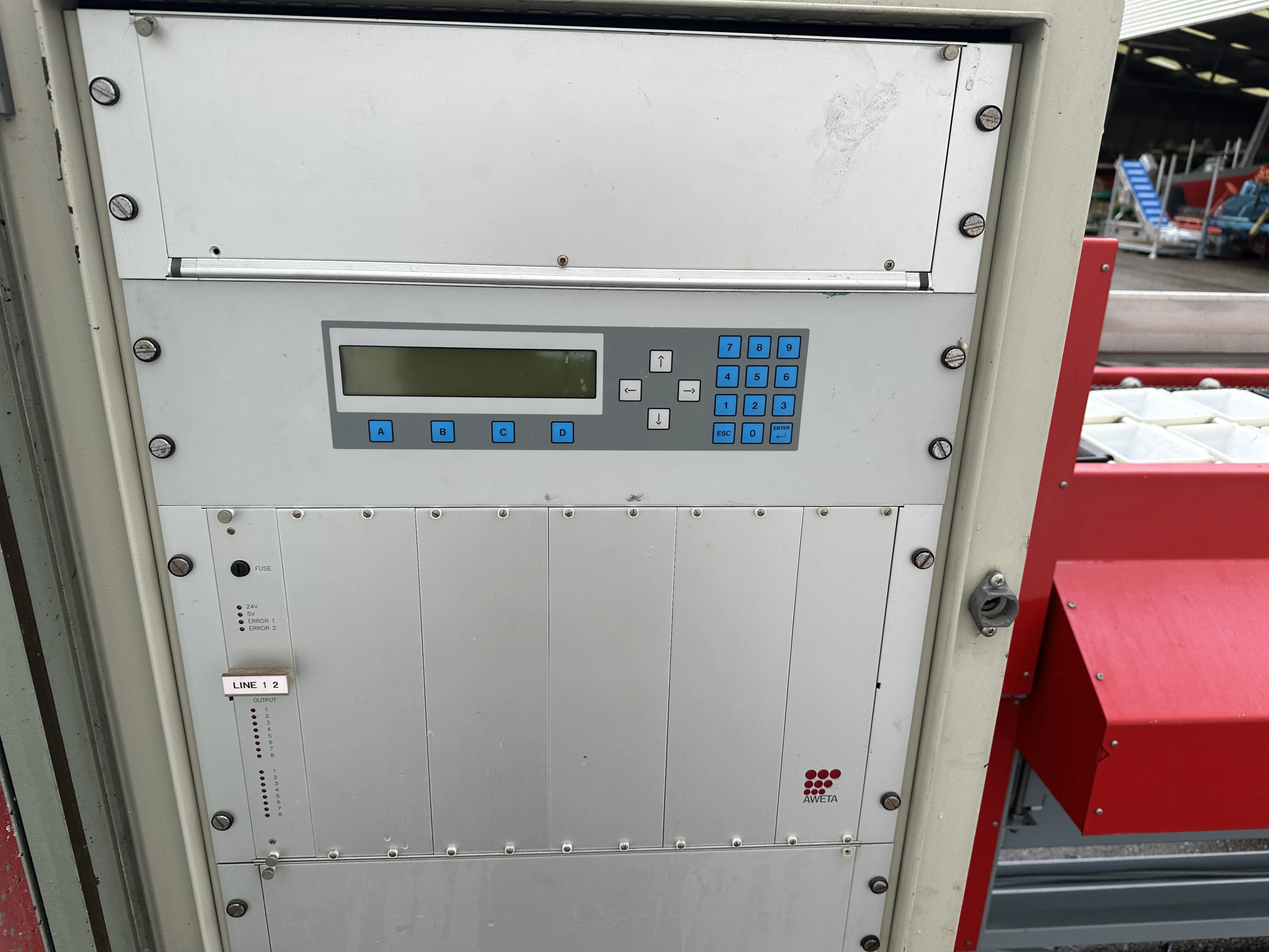 Aweta G2-6+1 paprikasorteermachine op gewicht • Duijndam Machines