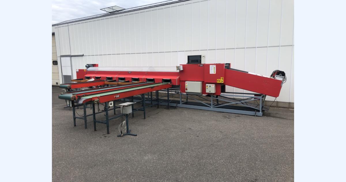 Aweta G2-6 sorting machine for apples and fruit • Duijndam Machines