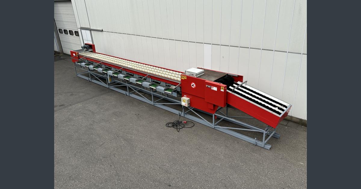 Aweta G3-8 +1 apple & fruit sorting machine • Duijndam Machines