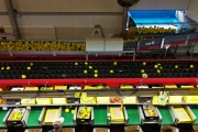 Aweta G4-14+1 pepper sorting machine with semi automatic box filling