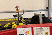 Aweta G4-14+1 pepper sorting machine with semi automatic box filling