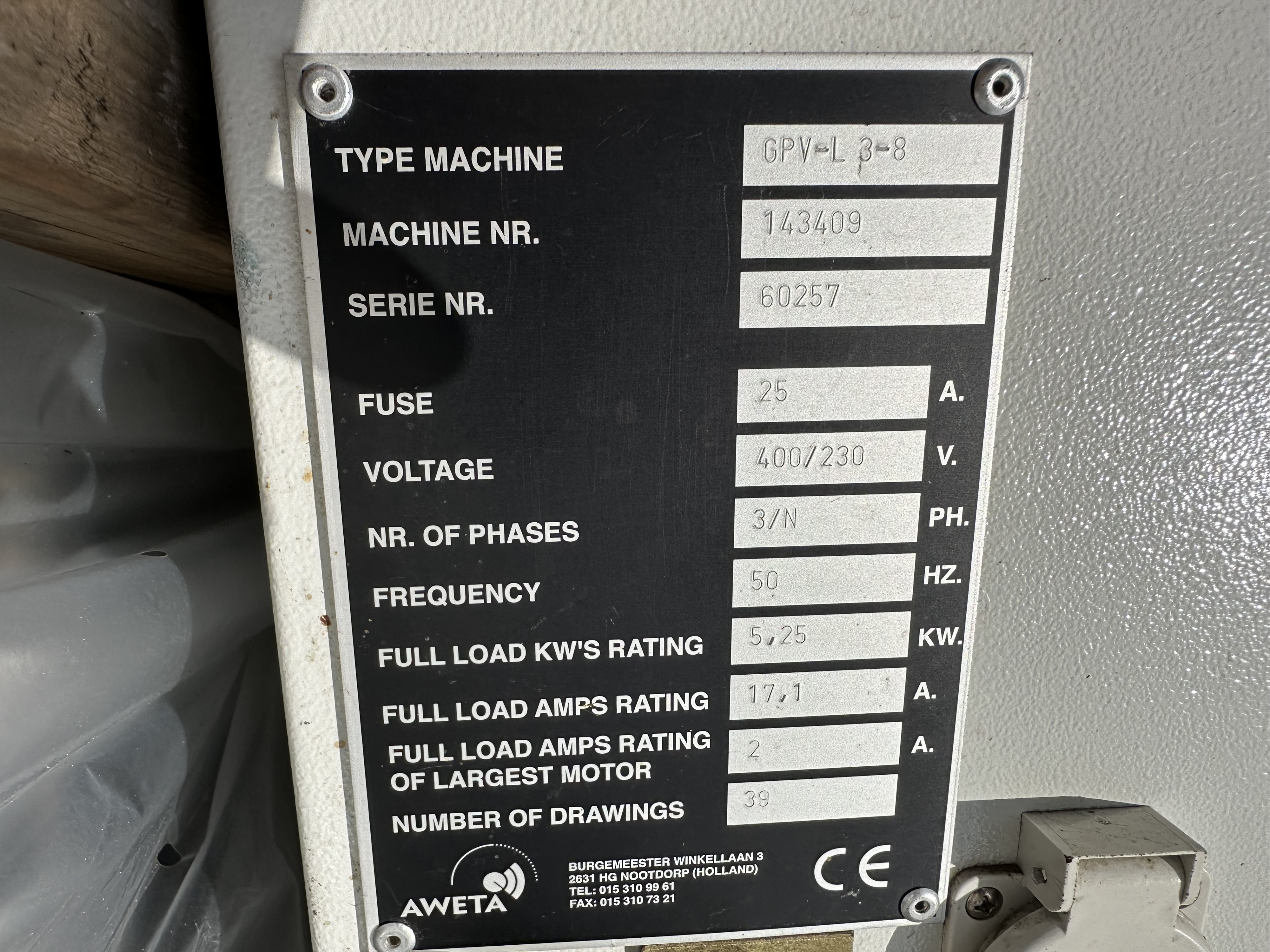 ������������� ������ Aweta GM 3-8 ��� �����