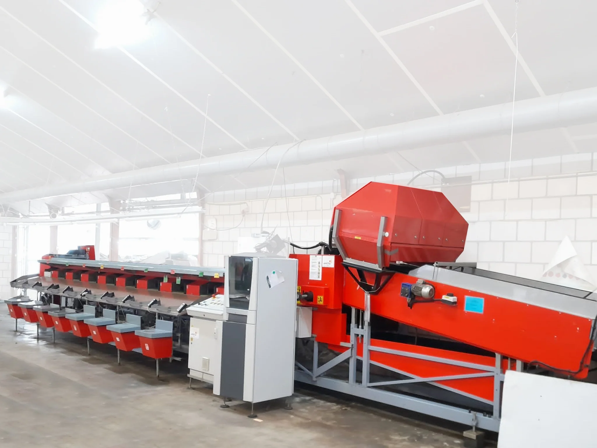 Aweta GM 38 sorting machine for peppers • Duijndam Machines